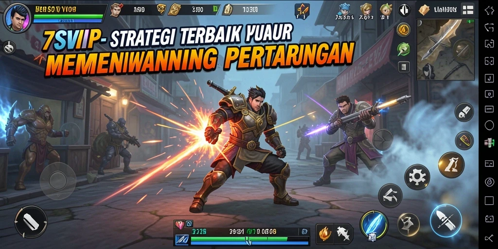 Tampilan gameplay 7SVIP yang intens dan strategis.