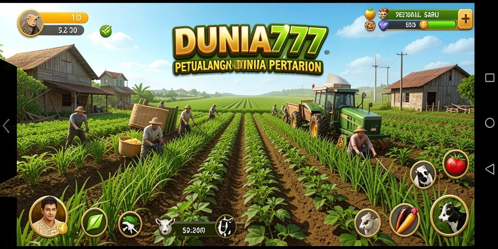 Menampilkan gameplay seru dan interaksi dalam DUNIA777.