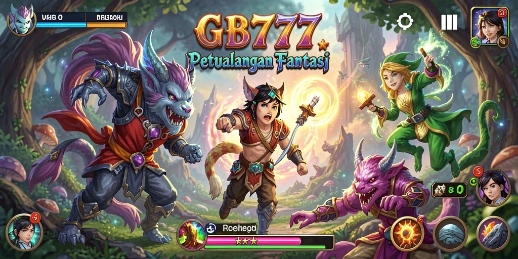 Tampilan gameplay GB777 yang seru dan menarik dalam petualangan.
