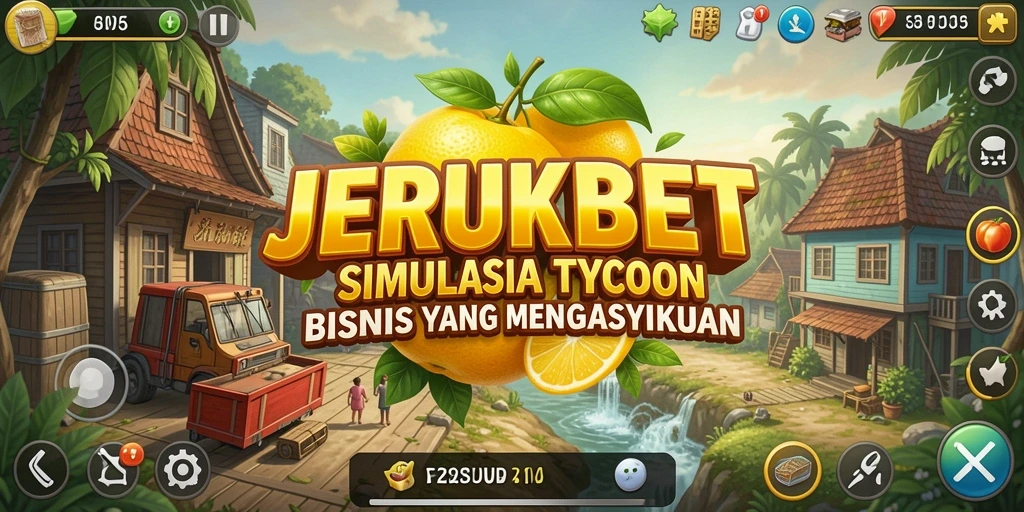 Tangkapan layar utama yang menunjukkan gameplay menantang JERUKBET.