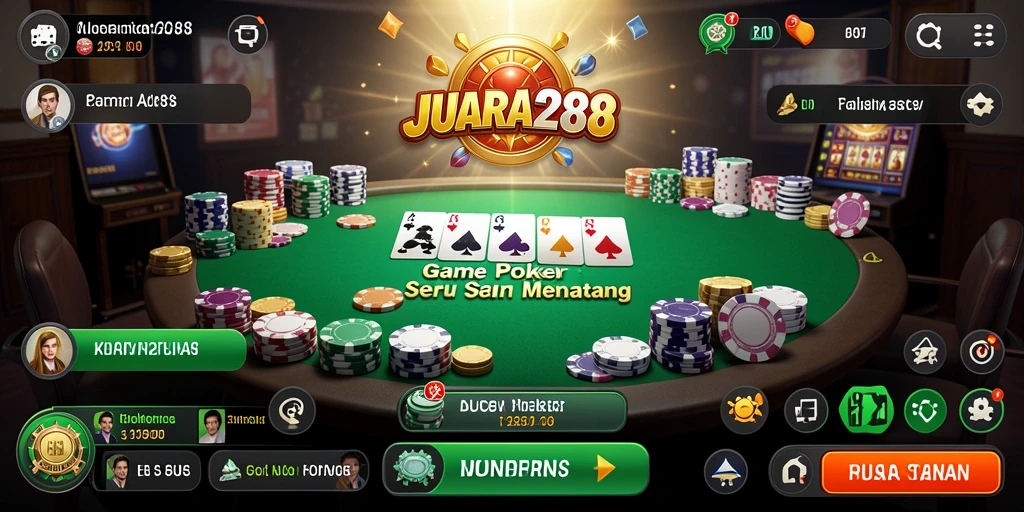 Tampilan gameplay JUARA288 yang seru dan menantang.