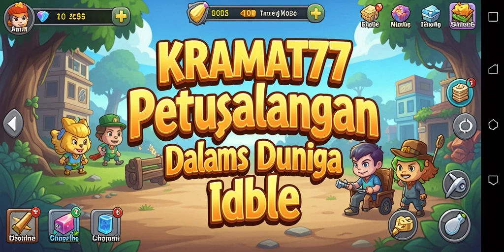 Tampilan gameplay KRAMAT77 yang seru dan penuh strategi dalam genre Idle.