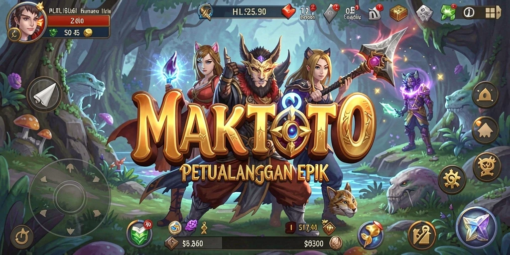 Screenshot gameplay MAKTOTO yang menampilkan aksi petualangan seru.