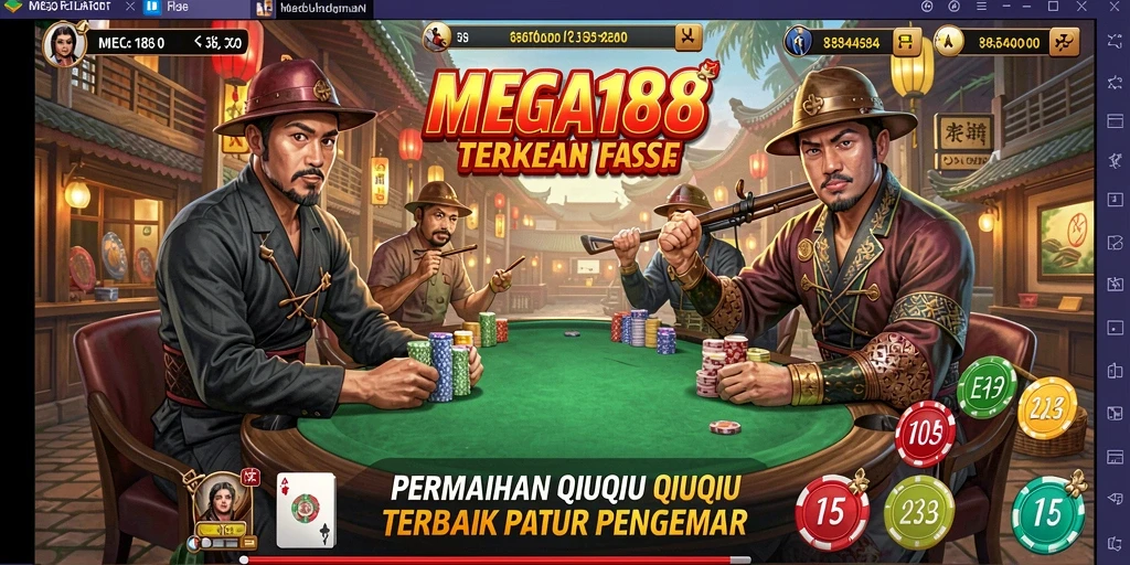 Tampilan menarik dari gameplay MEGA188 QiuQiu.