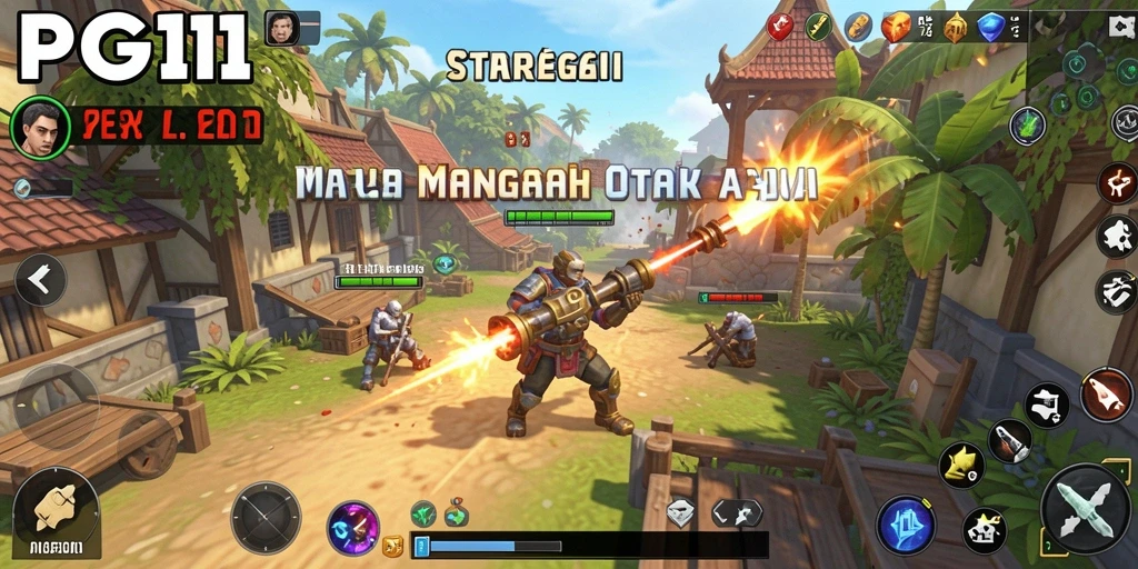 Tampilan menarik dari gameplay PG11 yang menantang.