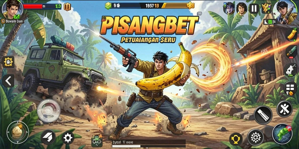 Tangkapan layar PISANGBET menampilkan aksi seru dan intens gameplay.