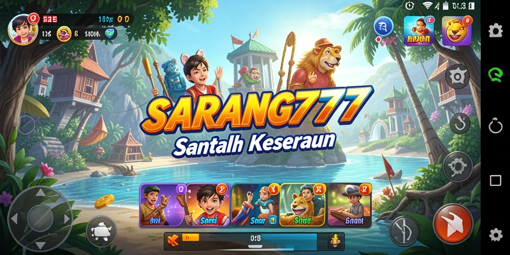 Gameplay penuh warna dan seru dari SARANG777.