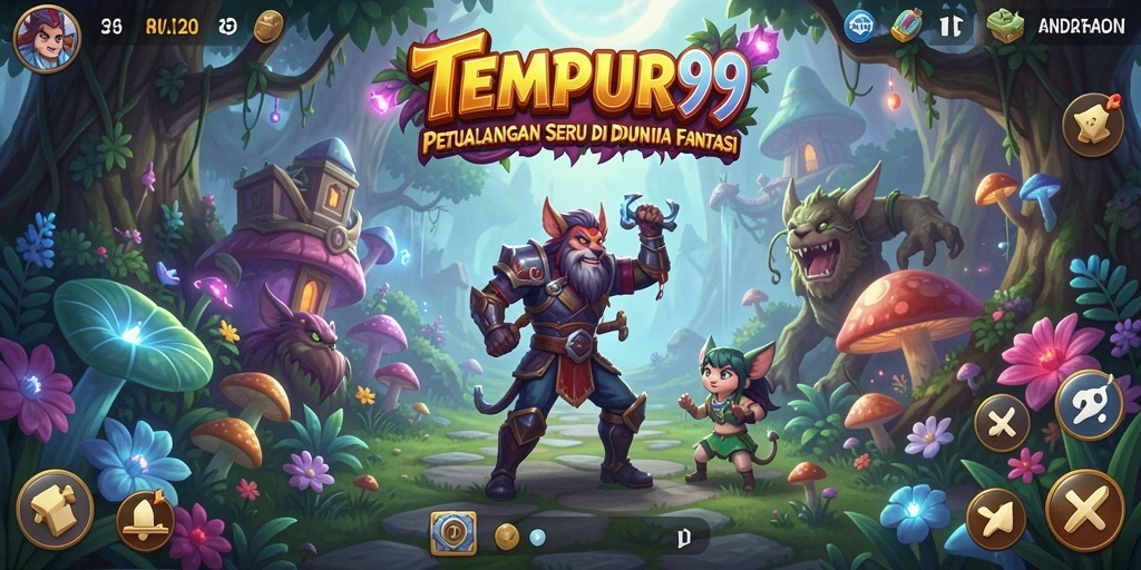 Tampilan grafis menakjubkan dalam gameplay TEMPUR99.