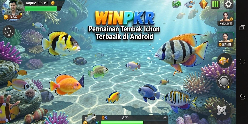 Gambaran permainan Tembak Ikan yang seru dan penuh warna.